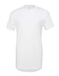 Canvas T-Shirt Manches Longues en Coton Peigné, Black S, CV3006 – White