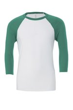 Canvas 3/4-Ärmel Baseball T-Shirt Raglan-Schnitt, Black/Deep Heather XS, CV3200 – Bild 1