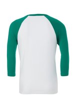 Canvas 3/4-Ärmel Baseball T-Shirt Raglan-Schnitt, Black/Deep Heather XS, CV3200 – Bild 4