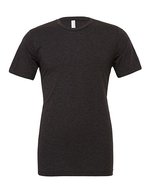 Canvas Unisex Triblend Crew Neck T-Shirt Athletic Grey Triblend (Heather) S (CV3413) – Charcoal-Black Triblend (Heather)