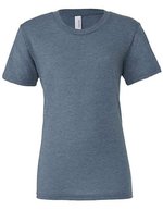 Canvas Unisex Triblend Crew Neck T-Shirt Aqua Triblend (Heather) M (CV3413), CV3413 – Denim Triblend (Heather)