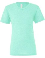 Canvas Unisex Triblend Crew Neck T-Shirt Aqua Triblend (Heather) M (CV3413), CV3413 – Mint Triblend (Heather)