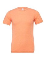 Canvas Unisex Triblend Crew Neck T-Shirt Aqua Triblend (Heather) M (CV3413), CV3413 – Orange Triblend (Heather)