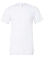 Canvas Unisex Triblend Crew Neck T-Shirt Aqua Triblend (Heather) M (CV3413), CV3413 – Solid White Triblend