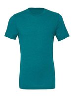 Canvas Unisex Triblend Crew Neck T-Shirt Aqua Triblend (Heather) M (CV3413), CV3413 – Teal Triblend (Heather)