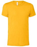 Canvas Unisex Triblend Crew Neck T-Shirt Aqua Triblend (Heather) M (CV3413), CV3413 – Yellow Gold Triblend (Heather)