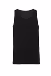Canvas Jersey Tank Top made of Airlume Cotton, Black S, CV3480 – image 2