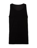 Canvas Jersey Tank Top aus Airlume-Baumwolle – Black