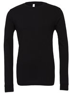 Canvas Langarm T-Shirt aus Airlume-Baumwolle – Black