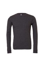 Canvas Langarmshirt aus Airlume-Baumwolle, meliert, Dark Grey Heather XS, CV3501CVC – Bild 3