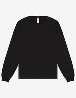 Unisex Heavyweight Long Sleeve Tee – Black