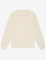 Unisex Heavyweight Long Sleeve Tee – Natural