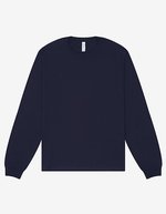 Unisex Heavyweight Long Sleeve Tee – Navy