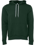 Canvas Fleece Pullover Hoodie mit Kangurutasche, Dark Grey Heather XS, CV3719 – Foresta