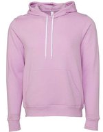 Canvas Fleece Pullover Hoodie mit Kangurutasche, Dark Grey Heather XS, CV3719 – Lilla