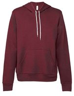 Canvas Fleece Pullover Hoodie mit Kangurutasche, Dark Grey Heather XS, CV3719 – Granata