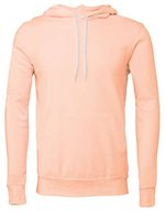 Canvas Fleece Pullover Hoodie mit Kangurutasche, Dark Grey Heather XS, CV3719 – Pesca