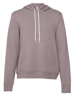Canvas Fleece Pullover Hoodie mit Kangurutasche, Dark Grey Heather XS, CV3719 – Tempesta