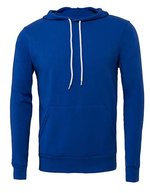 Canvas Fleece Pullover Hoodie mit Kangurutasche, Dark Grey Heather XS, CV3719 – Vero Reale