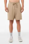 Canvas Sponge Fleece Sweat Shorts with Drawcord, Black L, CV3724 – image 7