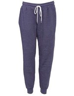 Canvas Jogger Sweatpants aus Baumwolle-Polyester-Mix, Athletic Heather XS, CV3727 – Melange Blu navy