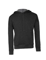 Canvas Sponge Fleece Hoodie mit Kängurutaschen – Dark Grey Heather