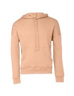 Canvas Sponge Fleece Hoodie mit Kängurutaschen, Brick M, CV3729 – Peche