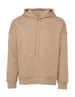 Canvas Sponge Fleece Hoodie mit Kängurutaschen, Brick M, CV3729 – Fauve
