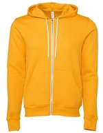 Canvas Poly-Cotton Fleece Full-Zip Hoodie, Asphalt (Solid) XS, CV3739 – Oro
