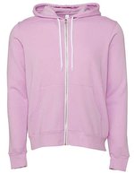 Canvas Poly-Cotton Fleece Full-Zip Hoodie, Asphalt (Solid) XS, CV3739 – Lilla