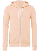 Canvas Poly-Cotton Fleece Full-Zip Hoodie, Asphalt (Solid) XS, CV3739 – Pesca
