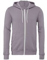 Canvas Poly-Cotton Fleece Full-Zip Hoodie, Asphalt (Solid) XS, CV3739 – Tempesta