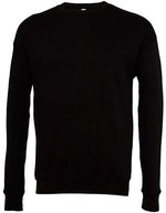 Canvas Sponge Fleece Sweatshirt mit Drop Shoulder – Black