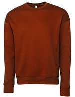 Canvas Sponge Fleece Sweatshirt mit Drop Shoulder – Brick