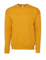 Canvas Sponge Fleece Sweatshirt mit Drop Shoulder, Athletic Heather L, CV3945 – Heather Mustard