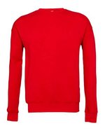 Canvas Sponge Fleece Sweatshirt mit Drop Shoulder, Athletic Heather L, CV3945 – Red
