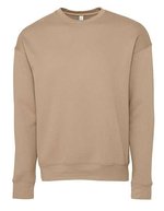 Canvas Sponge Fleece Sweatshirt mit Drop Shoulder, Athletic Heather L, CV3945 – Tan