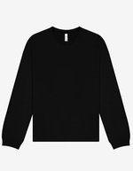 Unisex Heavyweight Long Sleeve Tee – Black