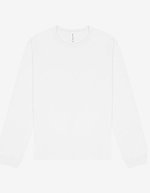 Unisex Heavyweight Long Sleeve Tee – White
