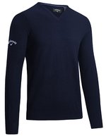 Men´s V-Neck Merino Sweater – Dark Navy