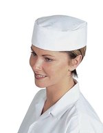 Dennys London London Skull Cap mit doppelter Umschlagmanschette – White