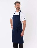 Dennys London Verstellbare Bib-Schürze aus Polyester-Baumwolle, Bottle Green 91 x 91 cm, DL010 – Navy