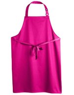 Dennys London Recycelte Polyester-Schürze, Sustainable 2022, Mid Blue 80 x 85 cm, DL200 – Hot Pink