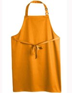 Dennys London Recycelte Polyester-Schürze, Sustainable 2022, Mid Blue 80 x 85 cm, DL200 – Orange