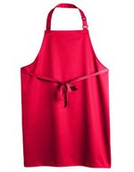 Dennys London Recycelte Polyester-Schürze, Sustainable 2022, Mid Blue 80 x 85 cm, DL200 – Red