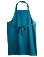 Dennys London Recycelte Polyester-Schürze, Sustainable 2022, Mid Blue 80 x 85 cm, DL200 – Sea Grass