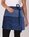 Dennys London Denim Taillenschürze mit 3 Taschen, Blue Denim 55 x 28 cm, DL201 – Bild 2