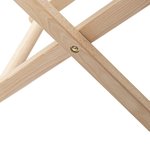 DreamRoots Faltbarer Buchenholz Hocker-Rahmen 110 kg, Standard 50 x 30 x 7 cm, DRL18 – Bild 6