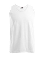Promodoro ärmelloses T-Shirt aus Baumwolle für Herren, Black 4XL, E1050 – Bianco