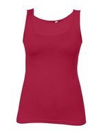 Promodoro Figurbetontes Damen Tank Top aus Baumwolle – Cherry Berry
